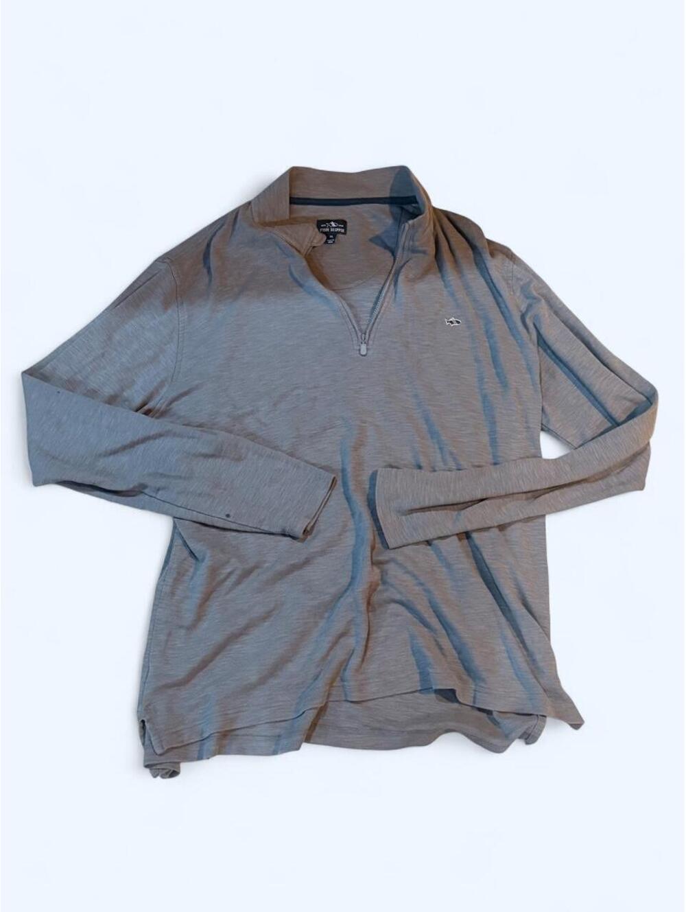 Women's Grey and Blue Shirt